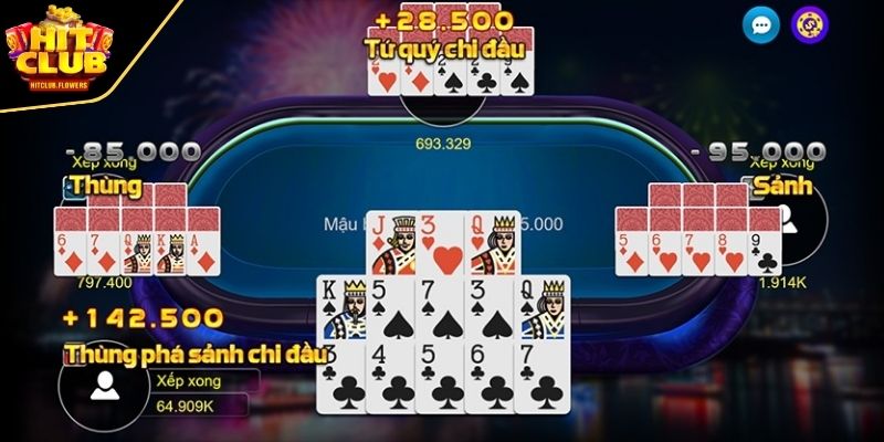 Cách tính chi mậu binh HITCLUB khi có bài đặc biệt